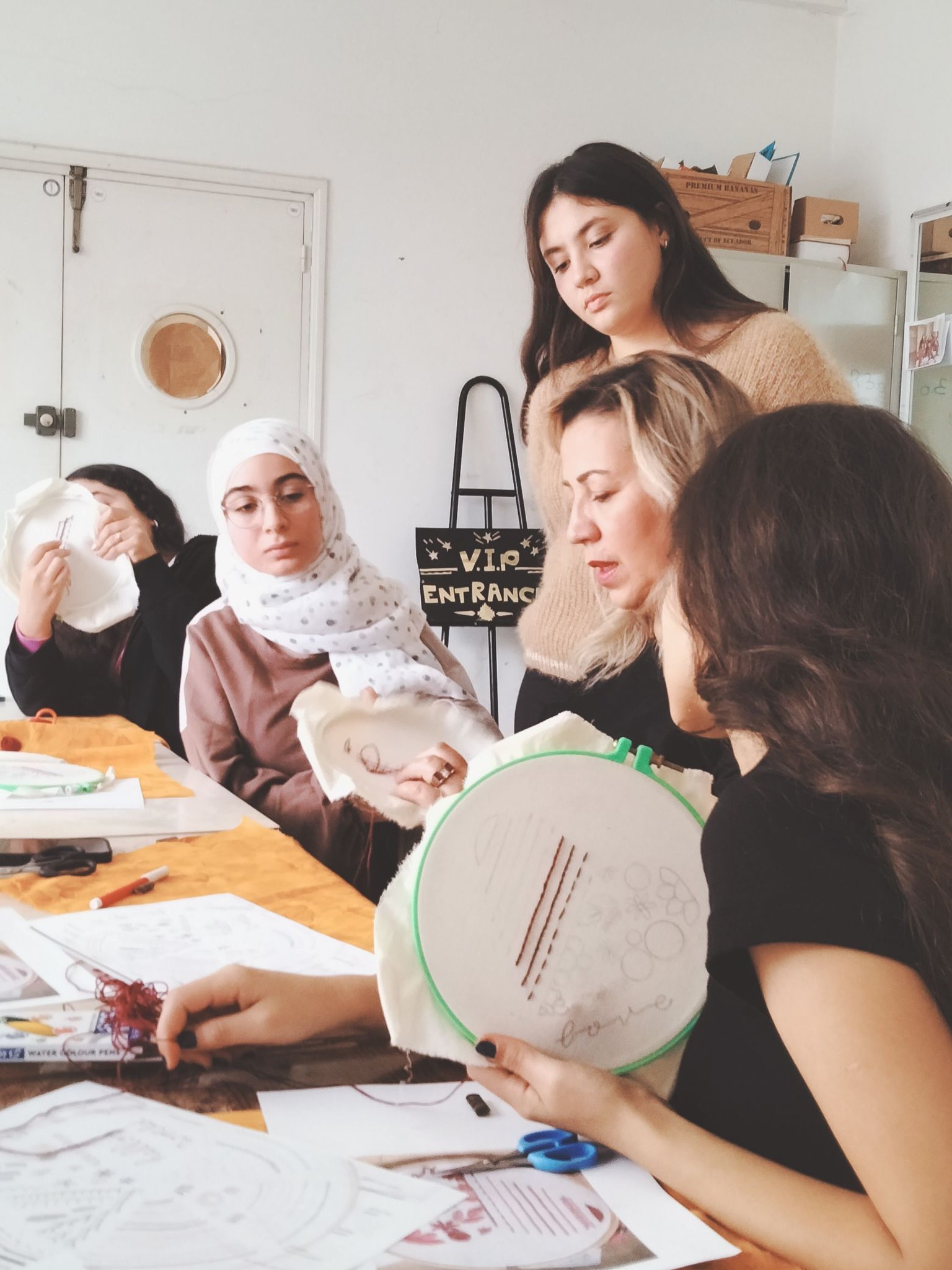 workshops pratiques de broderie